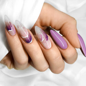 Hands with beautiful fingernails. Professional manicure.